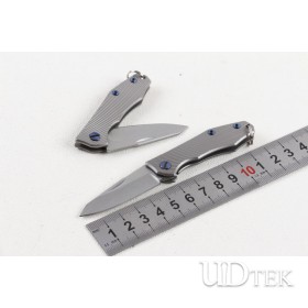 Mini Titanium handle folding knife with D2 blade UD405192 